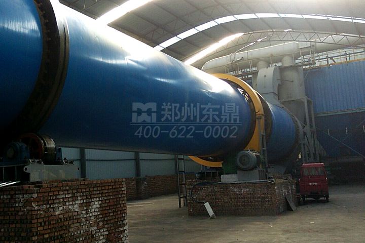 陜西寶雞煤泥烘干機現場(chǎng)